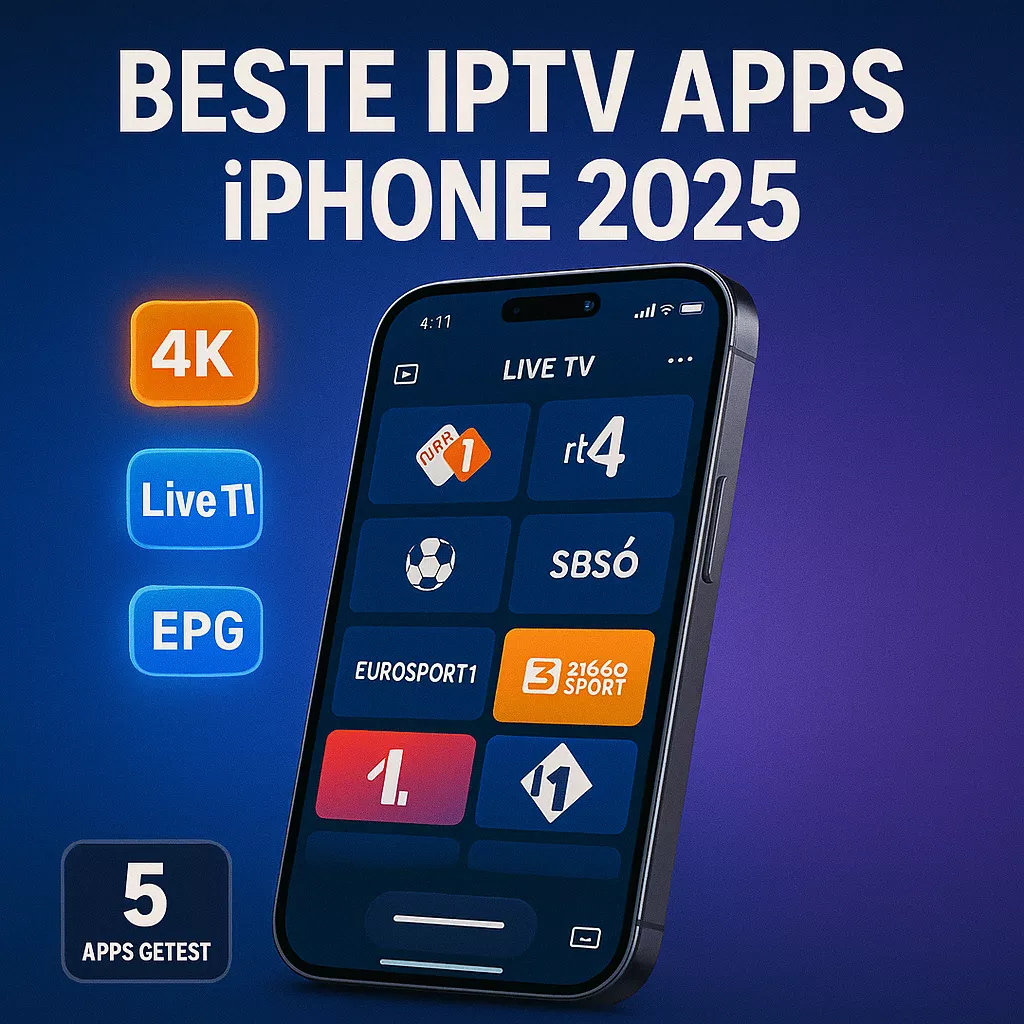 mijn persoonlijke top 5 na het testen 1 Beste IPTV app iPhone mijn persoonlijke top 5 na het testen.webp